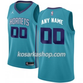 Dres Charlotte Hornets Prilagođeni Jordan 2017-18 Teal Swingman